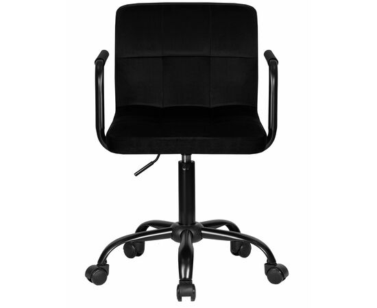 Набор 2 шт Офисное кресло для персонала DOBRIN TERRY BLACK, черный велюр (MJ9-101), Вариант: черный велюр (MJ9-101), изображение 7 | Интернет магазин мебели и декора LifeDekor