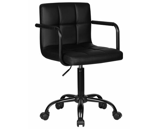 Набор 2 шт Офисное кресло для персонала DOBRIN TERRY BLACK, чёрный, Вариант: чёрный, изображение 2 | Интернет магазин мебели и декора LifeDekor