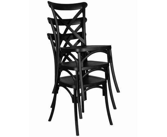 Набор 2 шт Стул обеденный DOBRIN ZILAN, цвет чёрный (B-03), Вариант: цвет чёрный (B-03), изображение 10 | Интернет магазин мебели и декора LifeDekor