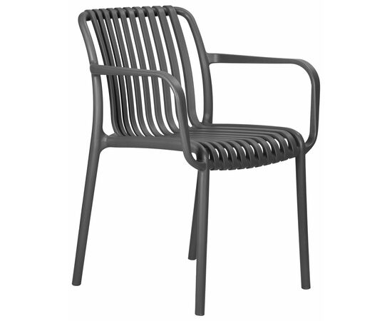 Набор 3 шт Стул обеденный DOBRIN WALTER, темно-серый (GR-04), Вариант: тёмно-серый (GR-04), изображение 2 | Интернет магазин мебели и декора LifeDekor