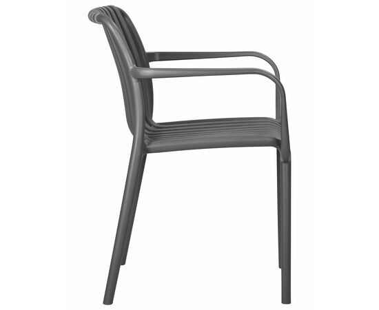 Набор 3 шт Стул обеденный DOBRIN WALTER, темно-серый (GR-04), Вариант: тёмно-серый (GR-04), изображение 3 | Интернет магазин мебели и декора LifeDekor