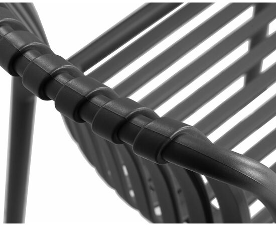 Набор 3 шт Стул обеденный DOBRIN WALTER, темно-серый (GR-04), Вариант: тёмно-серый (GR-04), изображение 8 | Интернет магазин мебели и декора LifeDekor