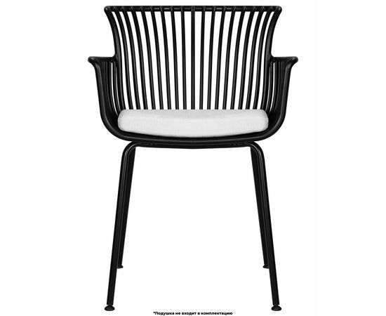 Набор 4 шт Стул обеденный DOBRIN ROSS, черный (B-03) без подушки, Вариант: черный (B-03) без подушки, изображение 9 | Интернет магазин мебели и декора LifeDekor