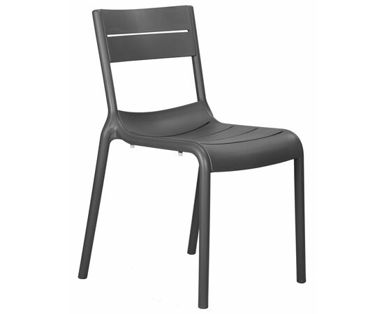 Набор 4 шт Стул обеденный DOBRIN TIM, темно-серый (GR-04), Вариант: тёмно-серый (GR-04), изображение 3 | Интернет магазин мебели и декора LifeDekor