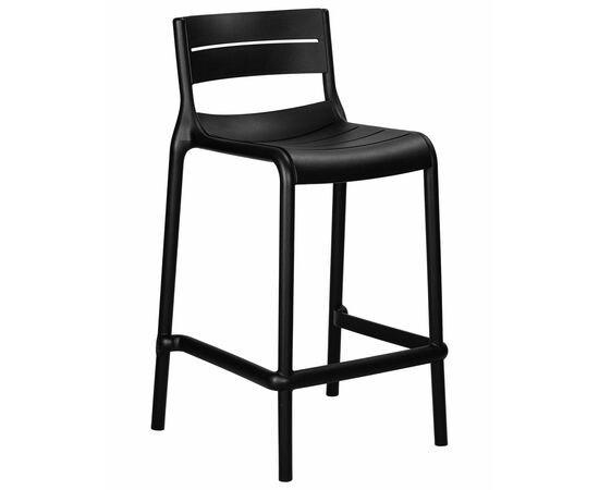 Набор 4 шт Стул полубарный DOBRIN NESSA, черный (B-03), Вариант: чёрный (B-03), изображение 2 | Интернет магазин мебели и декора LifeDekor