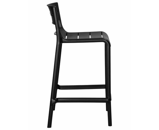 Набор 4 шт Стул полубарный DOBRIN NESSA, черный (B-03), Вариант: чёрный (B-03), изображение 4 | Интернет магазин мебели и декора LifeDekor