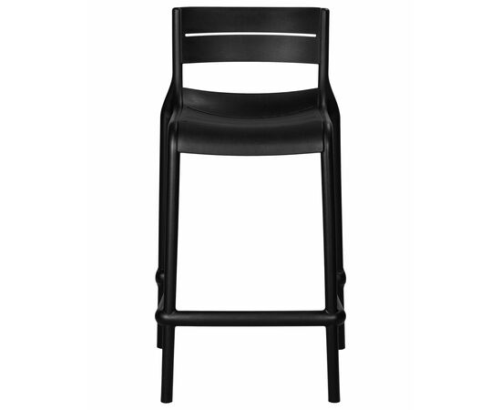 Набор 4 шт Стул полубарный DOBRIN NESSA, черный (B-03), Вариант: чёрный (B-03), изображение 7 | Интернет магазин мебели и декора LifeDekor