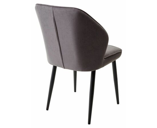 Стул VENA, цвет B28 Темно-серый, велюр / черный каркас М-City, изображение 6 | Интернет магазин мебели и декора LifeDekor