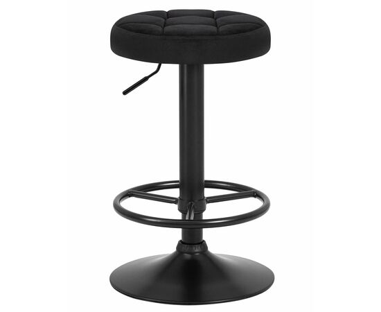 Набор 2 шт Табурет барный DOBRIN BRUNO BLACK, черный велюр (MJ9-101), Вариант: черный велюр (MJ9-101), изображение 2 | Интернет магазин мебели и декора LifeDekor
