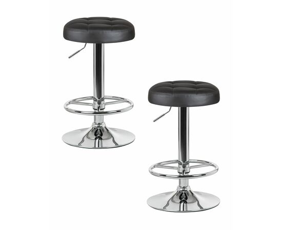 Набор 2 шт Табурет барный DOBRIN BRUNO, чёрный, Вариант: чёрный | Интернет магазин мебели и декора LifeDekor