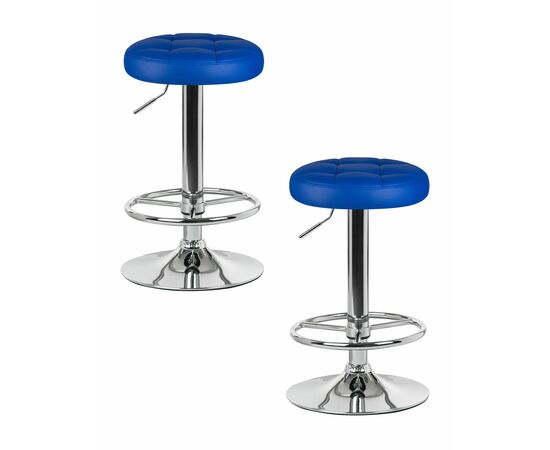 Набор 2 шт Табурет барный DOBRIN BRUNO, синий, Вариант: синий | Интернет магазин мебели и декора LifeDekor