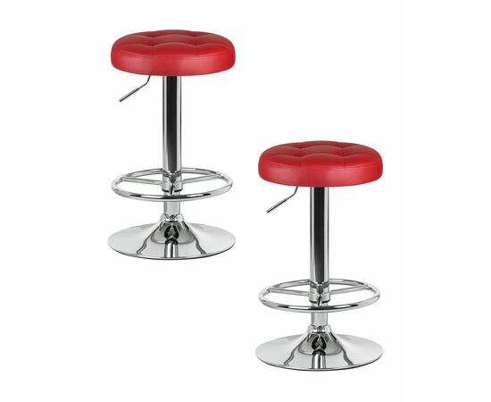 Набор 2 шт Табурет барный DOBRIN BRUNO, бордовый, Вариант: бордовый | Интернет магазин мебели и декора LifeDekor