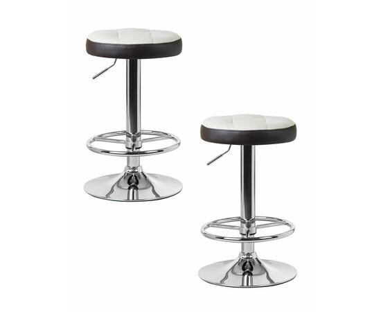 Набор 2 шт Табурет барный DOBRIN BRUNO, кремово-коричневый, Вариант: кремово-коричневый | Интернет магазин мебели и декора LifeDekor