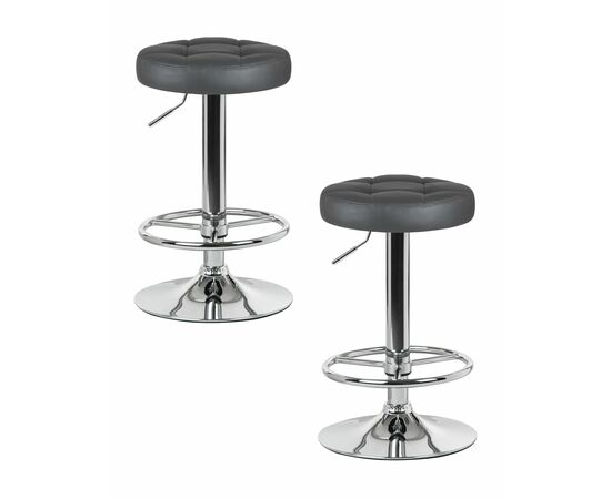 Набор 2 шт Табурет барный DOBRIN BRUNO, серый, Вариант: серый | Интернет магазин мебели и декора LifeDekor