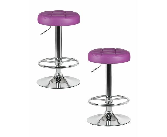 Набор 2 шт Табурет барный DOBRIN BRUNO, фиолетовый, Вариант: фиолетовый | Интернет магазин мебели и декора LifeDekor