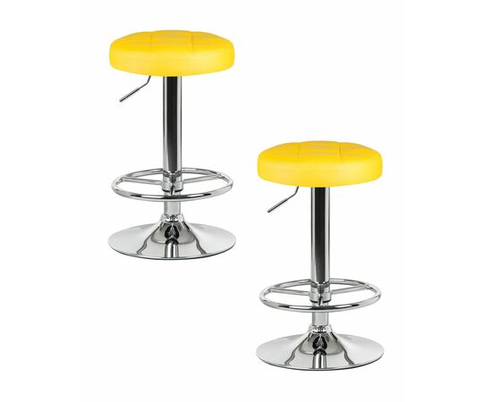Набор 2 шт Табурет барный DOBRIN BRUNO, жёлтый, Вариант: жёлтый | Интернет магазин мебели и декора LifeDekor