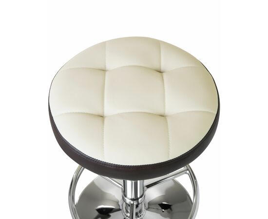 Набор 2 шт Табурет барный DOBRIN BRUNO, кремово-коричневый, Вариант: кремово-коричневый, изображение 3 | Интернет магазин мебели и декора LifeDekor