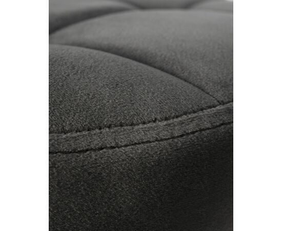 Набор 2 шт Табурет барный DOBRIN BRUNO, серый велюр (MJ9-75), Вариант: серый велюр (MJ9-75), изображение 5 | Интернет магазин мебели и декора LifeDekor