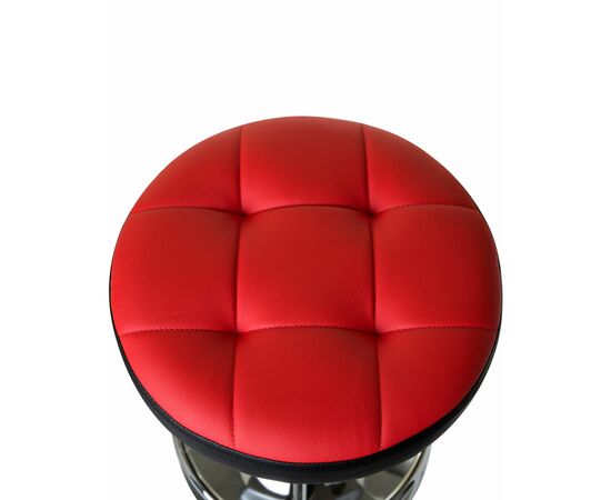 Набор 2 шт Табурет барный DOBRIN BRUNO, красно-чёрный, Вариант: красно-чёрный, изображение 3 | Интернет магазин мебели и декора LifeDekor