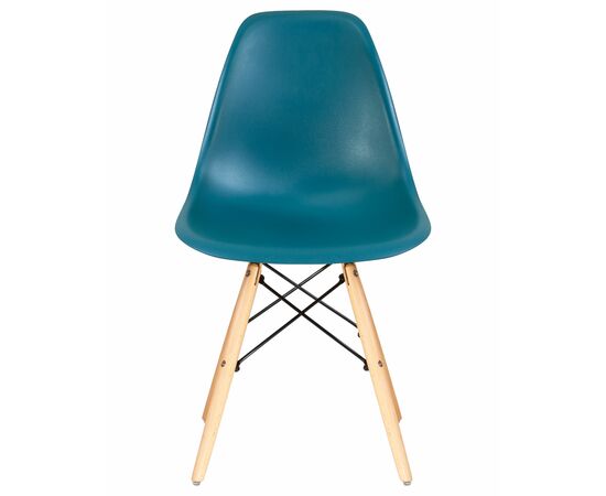 Набор 4 шт Стул обеденный DOBRIN DSW, ножки светлый бук, цвет морской волны (G-05), Вариант: ножки светлый бук, цвет морской волны (G-05), изображение 7 | Интернет магазин мебели и декора LifeDekor