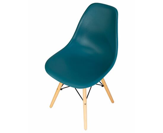 Набор 4 шт Стул обеденный DOBRIN DSW, ножки светлый бук, цвет морской волны (G-05), Вариант: ножки светлый бук, цвет морской волны (G-05), изображение 8 | Интернет магазин мебели и декора LifeDekor