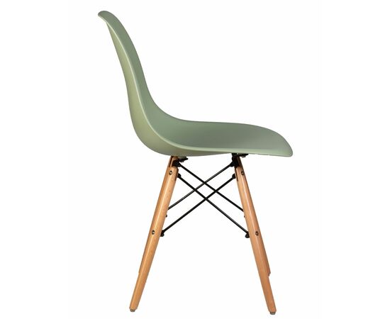 Набор 4 шт Стул обеденный DOBRIN DSW, ножки светлый бук, цвет мятный (NX-G-09), Вариант: ножки светлый бук, цвет мятный (NX-G-09), изображение 4 | Интернет магазин мебели и декора LifeDekor