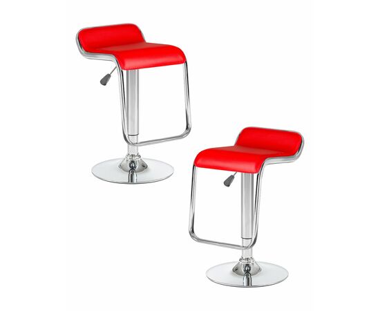 Набор 2 шт Стул барный DOBRIN CRACK, красный, Вариант: красный | Интернет магазин мебели и декора LifeDekor