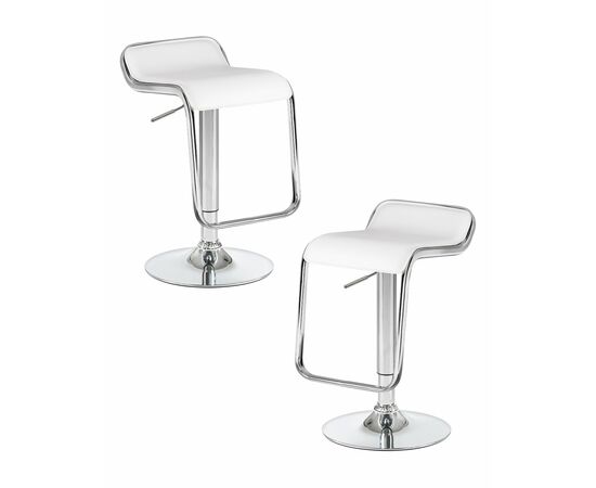 Набор 2 шт Стул барный DOBRIN CRACK, белый, Вариант: белый | Интернет магазин мебели и декора LifeDekor