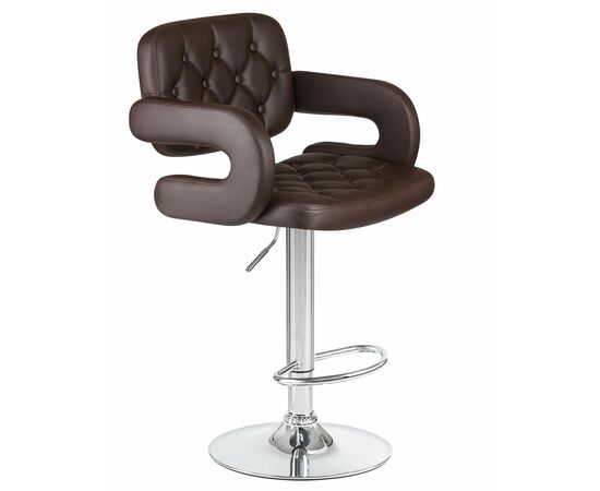 Набор 2 шт Стул барный DOBRIN TIESTO, коричневый, Вариант: коричневый, изображение 3 | Интернет магазин мебели и декора LifeDekor
