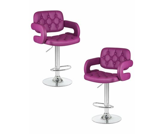 Набор 2 шт Стул барный DOBRIN TIESTO, фиолетовый, Вариант: фиолетовый | Интернет магазин мебели и декора LifeDekor