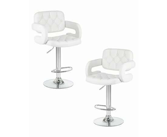 Набор 2 шт Стул барный DOBRIN TIESTO, белый, Вариант: белый | Интернет магазин мебели и декора LifeDekor