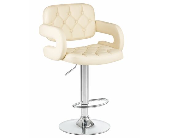 Набор 2 шт Стул барный DOBRIN TIESTO, кремовый, Вариант: кремовый, изображение 2 | Интернет магазин мебели и декора LifeDekor