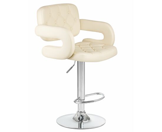 Набор 2 шт Стул барный DOBRIN TIESTO, кремовый, Вариант: кремовый, изображение 3 | Интернет магазин мебели и декора LifeDekor