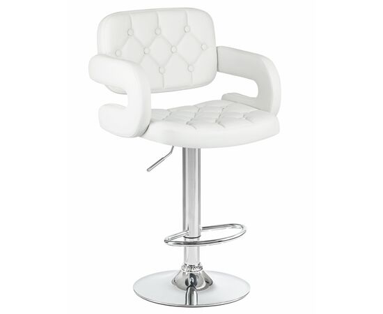 Набор 2 шт Стул барный DOBRIN TIESTO, белый, Вариант: белый, изображение 2 | Интернет магазин мебели и декора LifeDekor