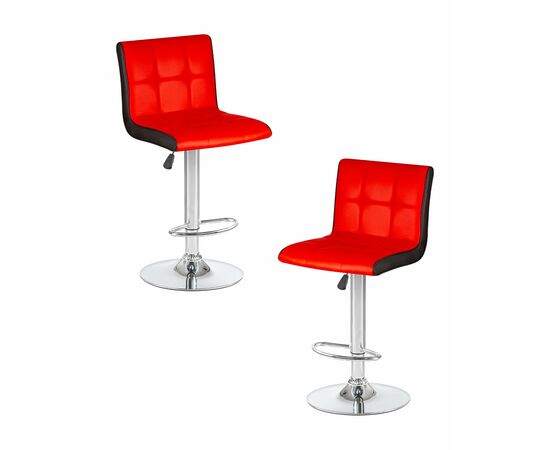 Набор 2 шт Стул барный DOBRIN CANDY, красно-чёрный, Вариант: красно-чёрный | Интернет магазин мебели и декора LifeDekor