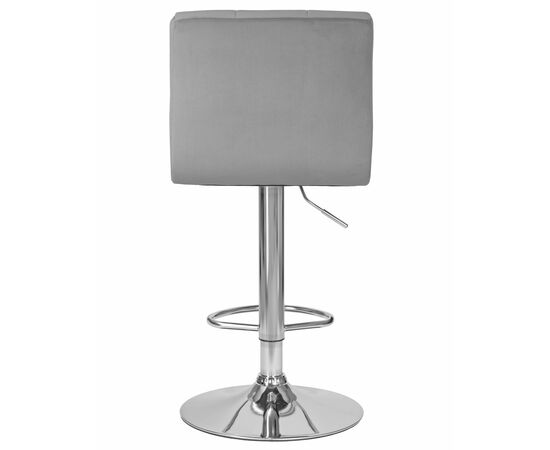 Набор 2 шт Стул барный DOBRIN CANDY, серый велюр (MJ9-75), Вариант: серый велюр (MJ9-75), изображение 6 | Интернет магазин мебели и декора LifeDekor