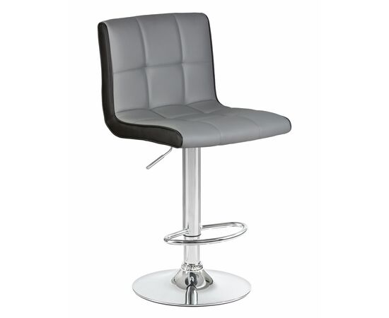 Набор 2 шт Стул барный DOBRIN CANDY, светло-серый-чёрный, Вариант: светло-серый-чёрный, изображение 10 | Интернет магазин мебели и декора LifeDekor