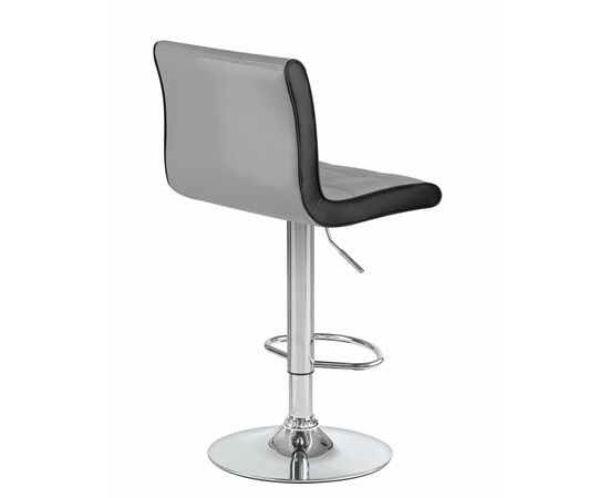 Набор 2 шт Стул барный DOBRIN CANDY, светло-серый-чёрный, Вариант: светло-серый-чёрный, изображение 4 | Интернет магазин мебели и декора LifeDekor