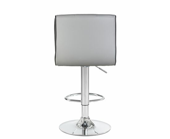 Набор 2 шт Стул барный DOBRIN CANDY, светло-серый-чёрный, Вариант: светло-серый-чёрный, изображение 5 | Интернет магазин мебели и декора LifeDekor