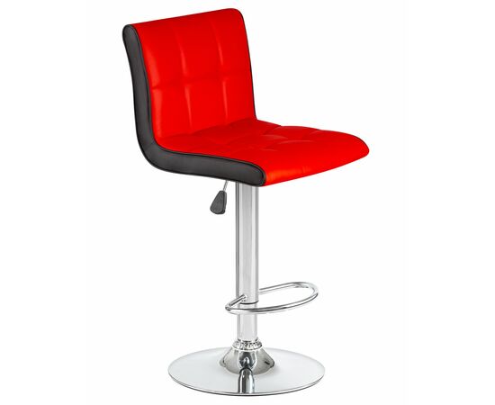 Набор 2 шт Стул барный DOBRIN CANDY, красно-чёрный, Вариант: красно-чёрный, изображение 3 | Интернет магазин мебели и декора LifeDekor