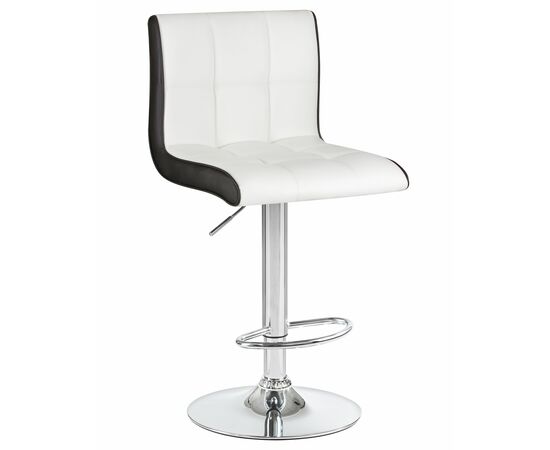 Набор 2 шт Стул барный DOBRIN CANDY, бело-чёрный, Вариант: бело-чёрный, изображение 2 | Интернет магазин мебели и декора LifeDekor