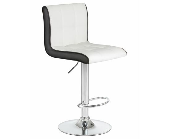 Набор 2 шт Стул барный DOBRIN CANDY, бело-чёрный, Вариант: бело-чёрный, изображение 3 | Интернет магазин мебели и декора LifeDekor