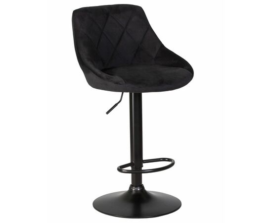Набор 2 шт Стул барный DOBRIN LOGAN BLACK, черный велюр (MJ9-101), Вариант: черный велюр (MJ9-101), изображение 2 | Интернет магазин мебели и декора LifeDekor