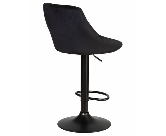 Набор 2 шт Стул барный DOBRIN LOGAN BLACK, черный велюр (MJ9-101), Вариант: черный велюр (MJ9-101), изображение 5 | Интернет магазин мебели и декора LifeDekor