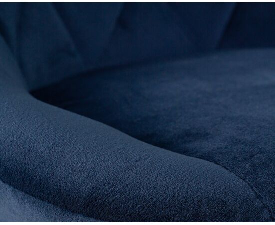 Набор 2 шт Стул барный DOBRIN LOGAN BLACK, синий велюр (MJ9-117), Вариант: синий велюр (MJ9-117), изображение 9 | Интернет магазин мебели и декора LifeDekor