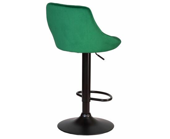 Набор 2 шт Стул барный DOBRIN LOGAN BLACK, зеленый велюр (MJ9-88), Вариант: зеленый велюр (MJ9-88), изображение 5 | Интернет магазин мебели и декора LifeDekor