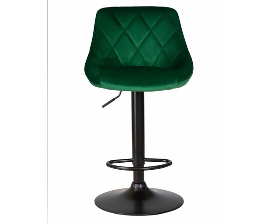 Набор 2 шт Стул барный DOBRIN LOGAN BLACK, зеленый велюр (MJ9-88), Вариант: зеленый велюр (MJ9-88), изображение 7 | Интернет магазин мебели и декора LifeDekor