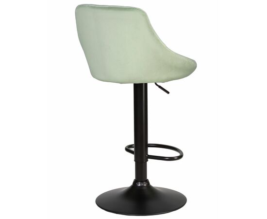 Набор 2 шт Стул барный DOBRIN LOGAN BLACK, мятный велюр (MJ9-87), Вариант: мятный велюр (MJ9-87), изображение 5 | Интернет магазин мебели и декора LifeDekor
