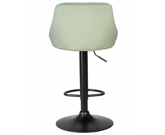 Набор 2 шт Стул барный DOBRIN LOGAN BLACK, мятный велюр (MJ9-87), Вариант: мятный велюр (MJ9-87), изображение 6 | Интернет магазин мебели и декора LifeDekor