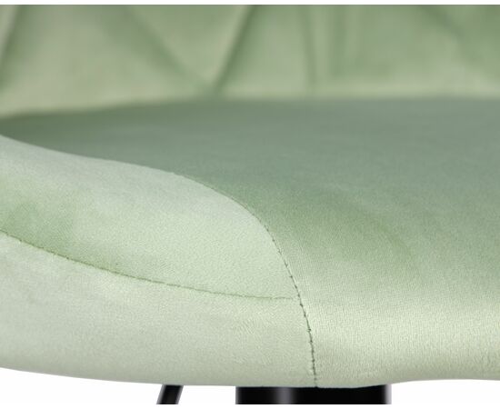 Набор 2 шт Стул барный DOBRIN LOGAN BLACK, мятный велюр (MJ9-87), Вариант: мятный велюр (MJ9-87), изображение 8 | Интернет магазин мебели и декора LifeDekor